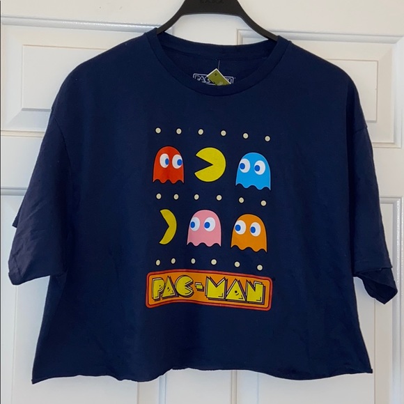 The ICONIC PAC MAN crop top or t-shirt or top - Picture 1 of 3